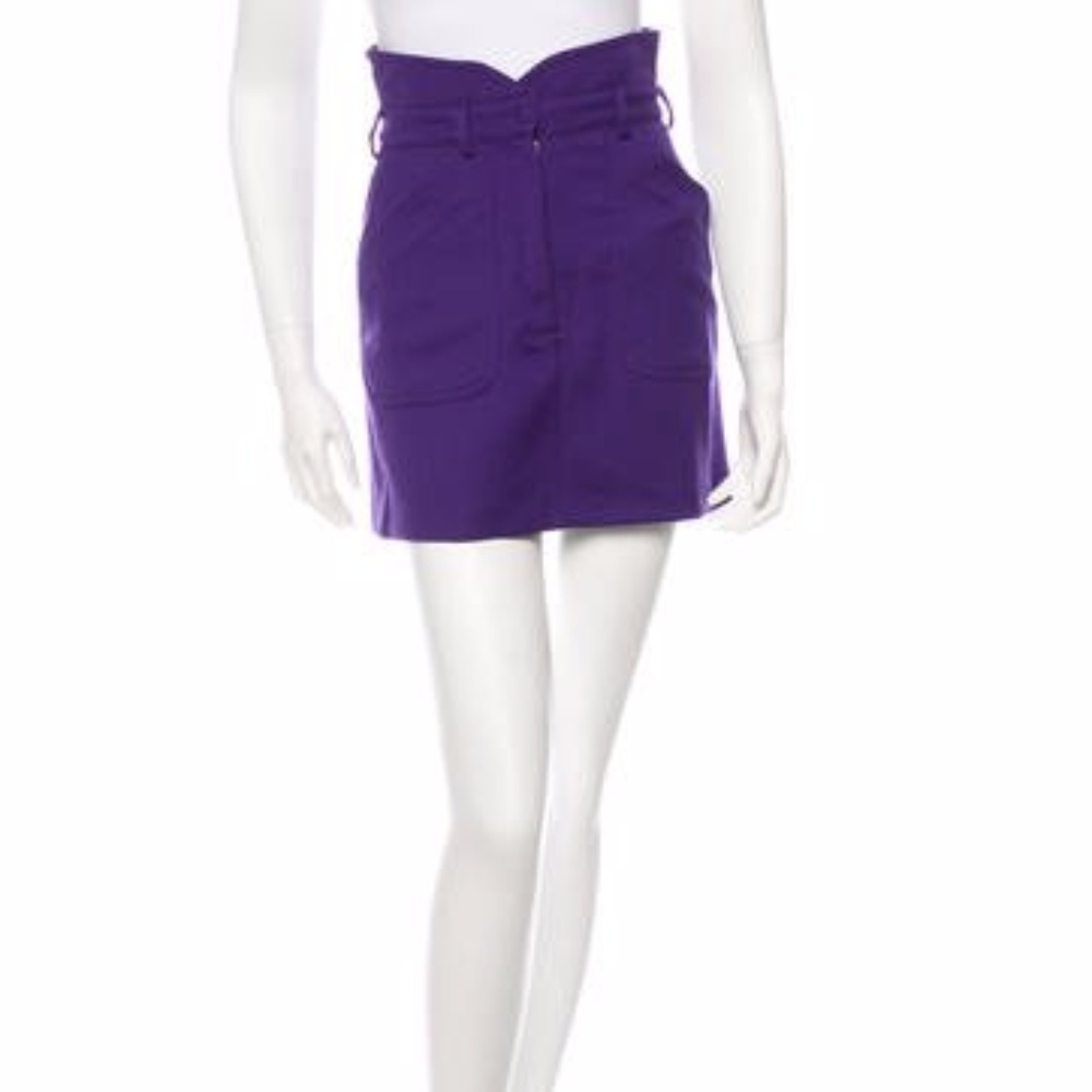 Acne studios royal plum mini skirt Size 34